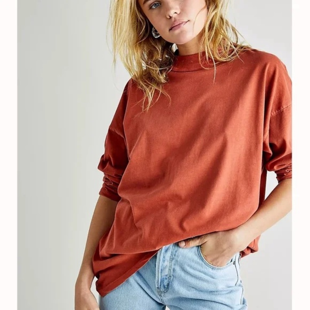 We The Free Be Free Tunic in Burnt Clay - Size Small